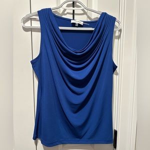 Blue sleeveless blouse - Calvin Klein